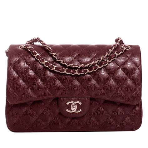 burgundy classic chanel bag|Chanel flap bag buy online.